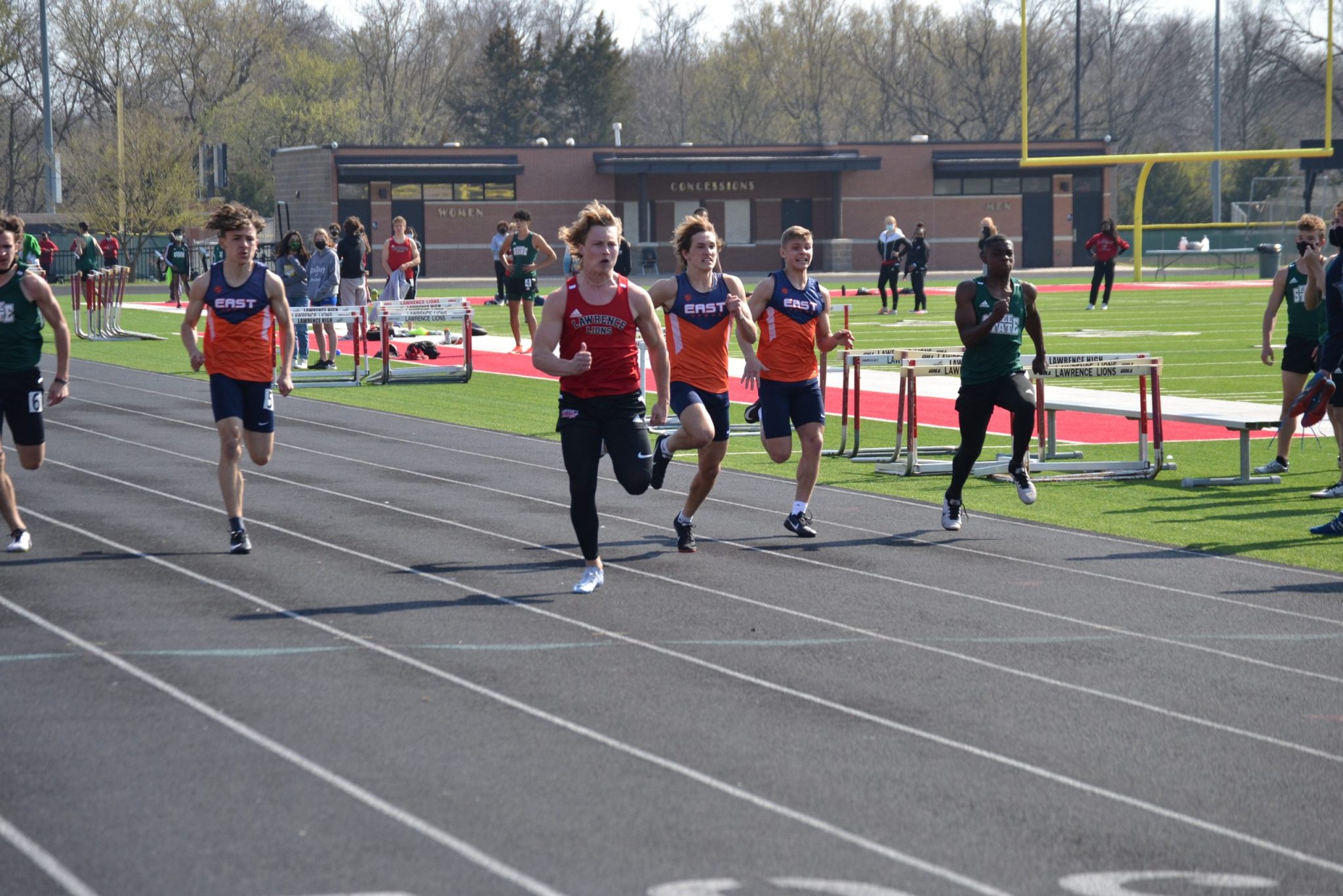 Local athletes have successful day during track meet at Lawrence High